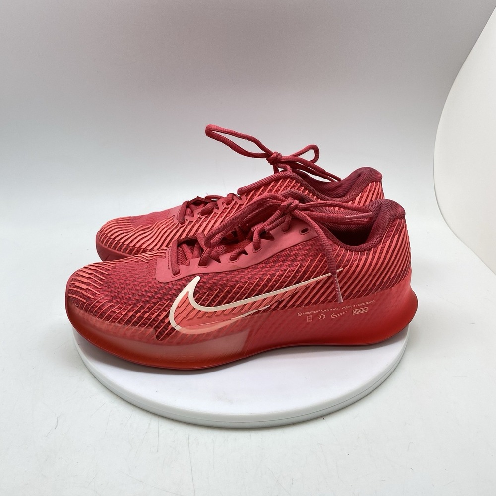Nike Shoes Womens 8.5 Court Air Zoom Vapor 11 HC Tennis Athletic Pink DR6965-600 - Picture 3 of 10